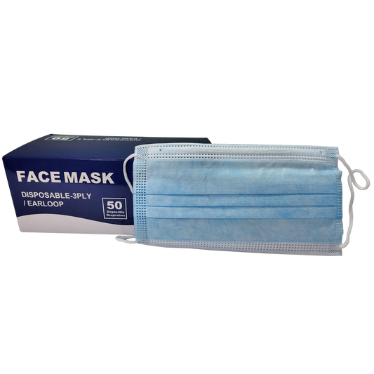 Mascarilla Quirúrgica Celeste - Estándar Médico