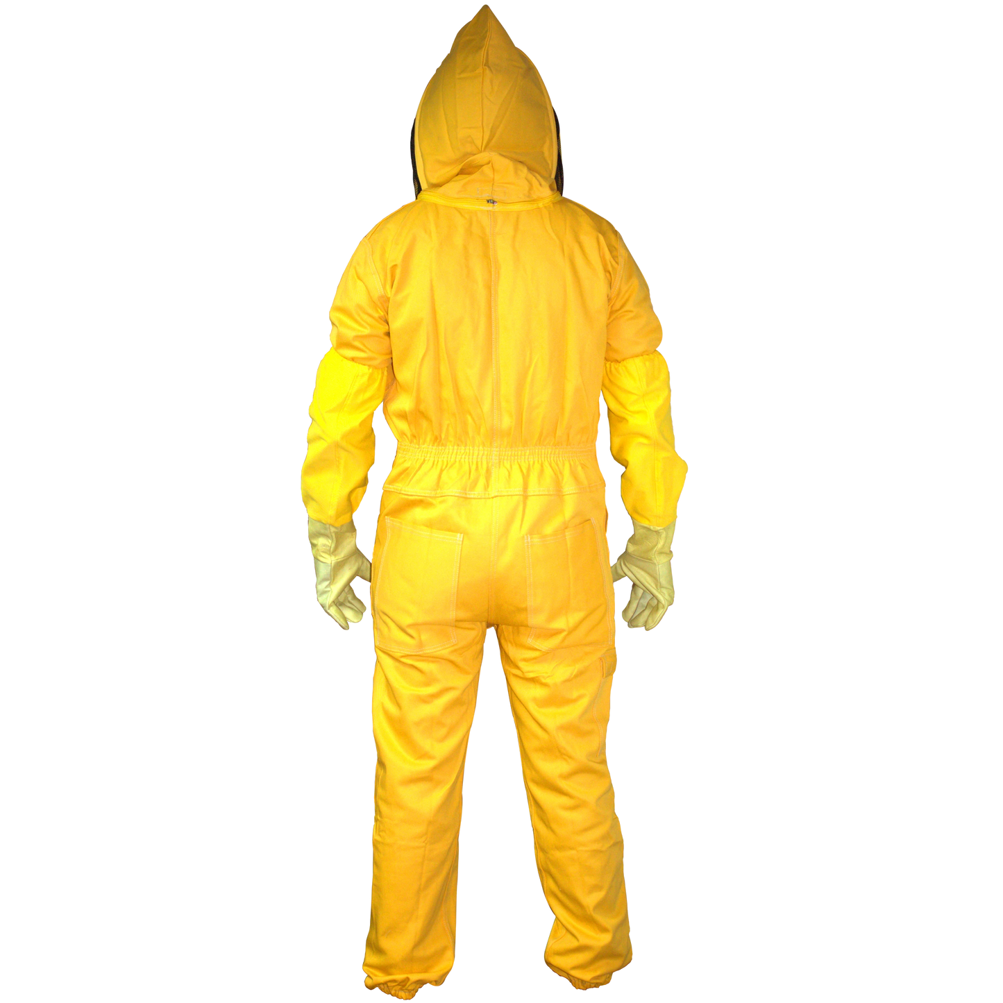 Traje de apicultor con capucha y guantes