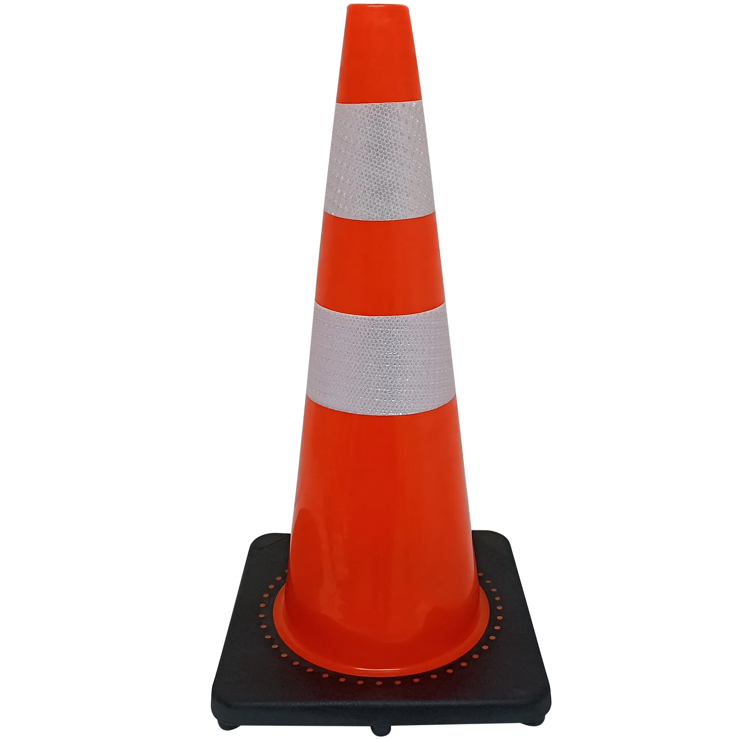 Cono Naranja de 28" con Doble Cinta Reflectiva