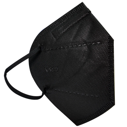 Mascarilla KN95 Guoyan Negra - Diseño Moderno