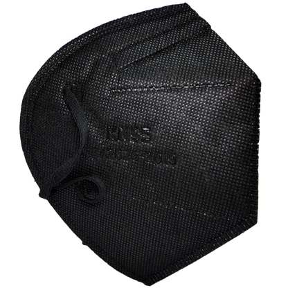 Mascarilla KN95 Guoyan Negra - Diseño Moderno