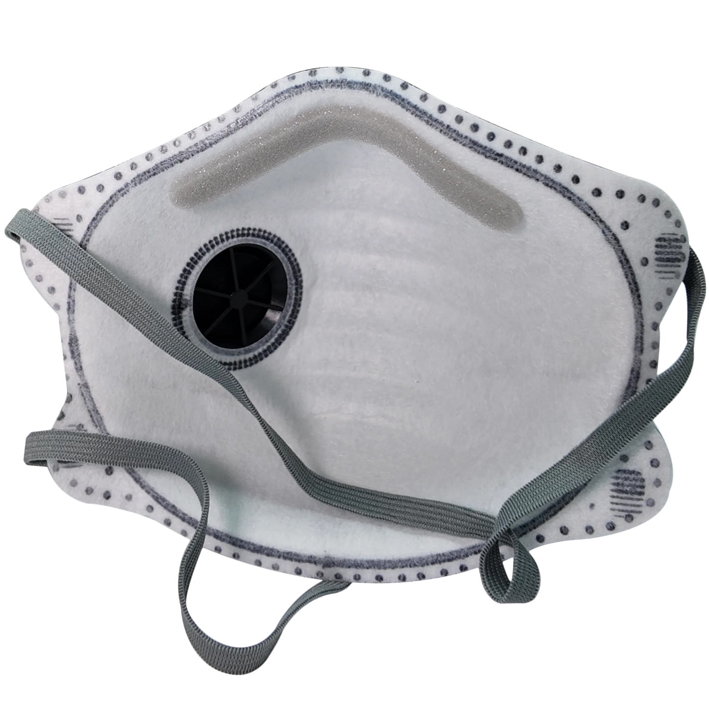 Mascarilla N95 Makrite 9600V HPS - Válvula Profesional Negro