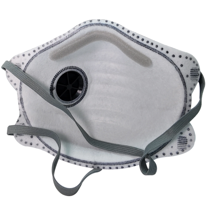 Mascarilla N95 Makrite 9600V HPS - Válvula Profesional Negro