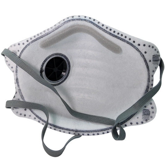 Mascarilla N95 Makrite 9600V HPS - Válvula Profesional Negro