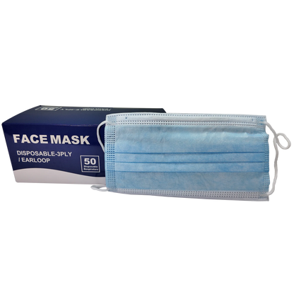 Mascarilla Quirúrgica Celeste - Estándar Médico