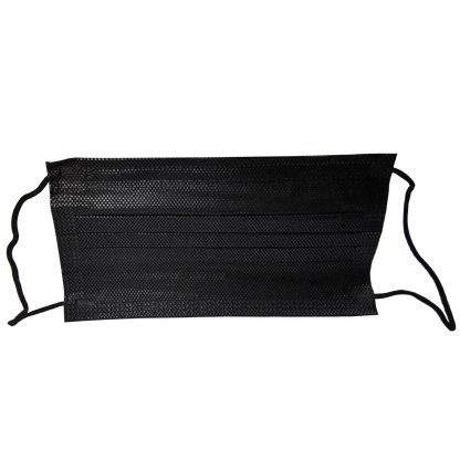 Mascarilla Quirúrgica Negra - Estándar Médico