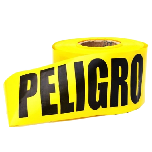 Cinta Amarilla de Peligro 4" x 300 MTS