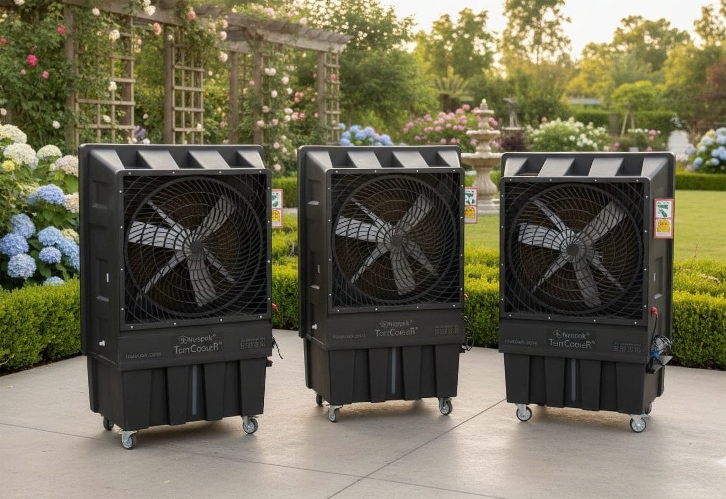 Enfriador evaporativo Tk Series I TK09PB - TK12PB - TK20PB