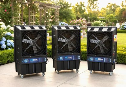 Enfriador de aire evaporativo industrial PBZero I TK09PB (90L) - TK12PB (120L) - TK20PB (200L)