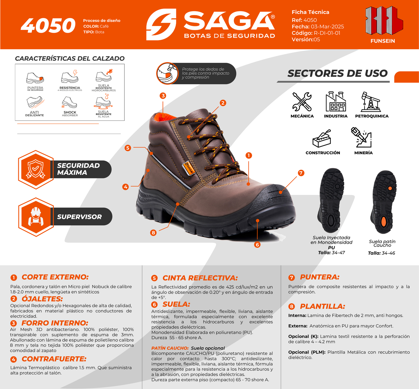 Botín Supervisor de Seguridad - SAGA 4050
