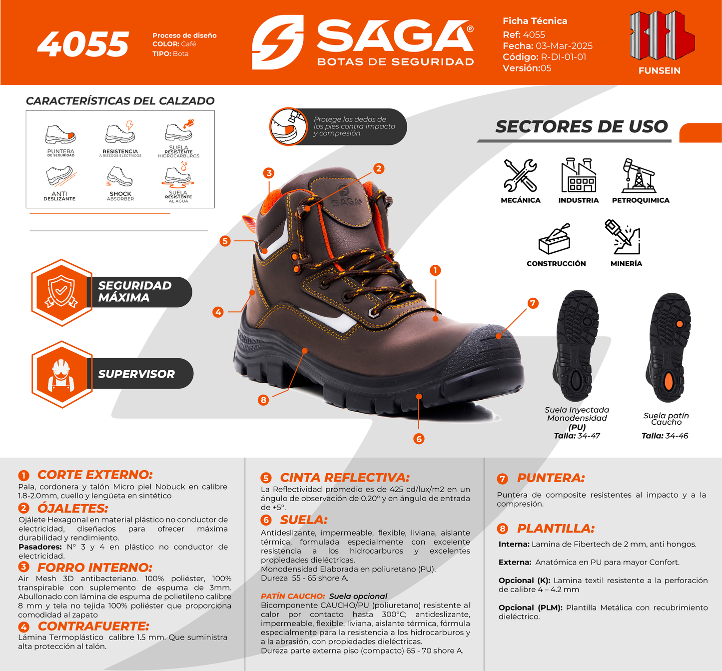 Botín Supervisor de Seguridad - SAGA 4055