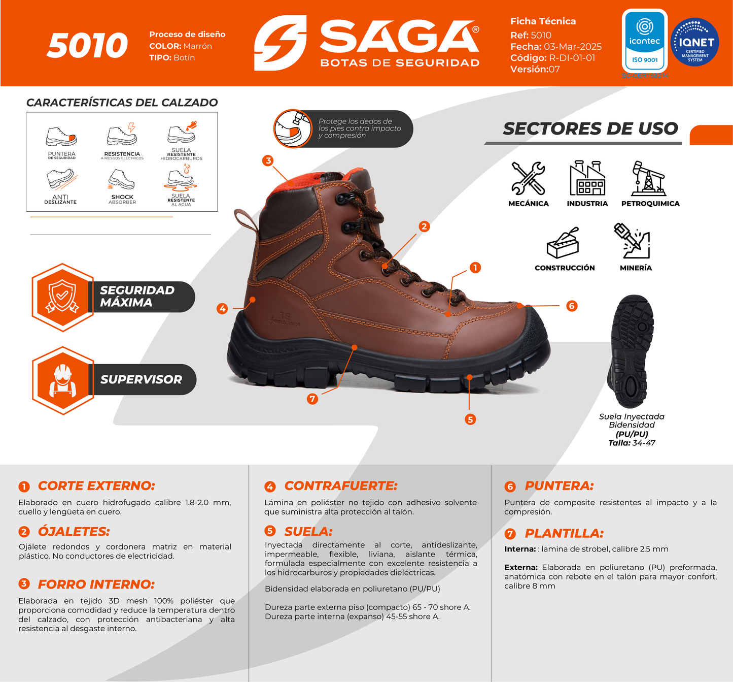 Botín Supervisor de Seguridad - SAGA 5010