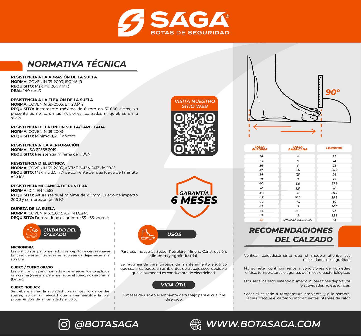 Zapato Operador de Seguridad - SAGA 3043